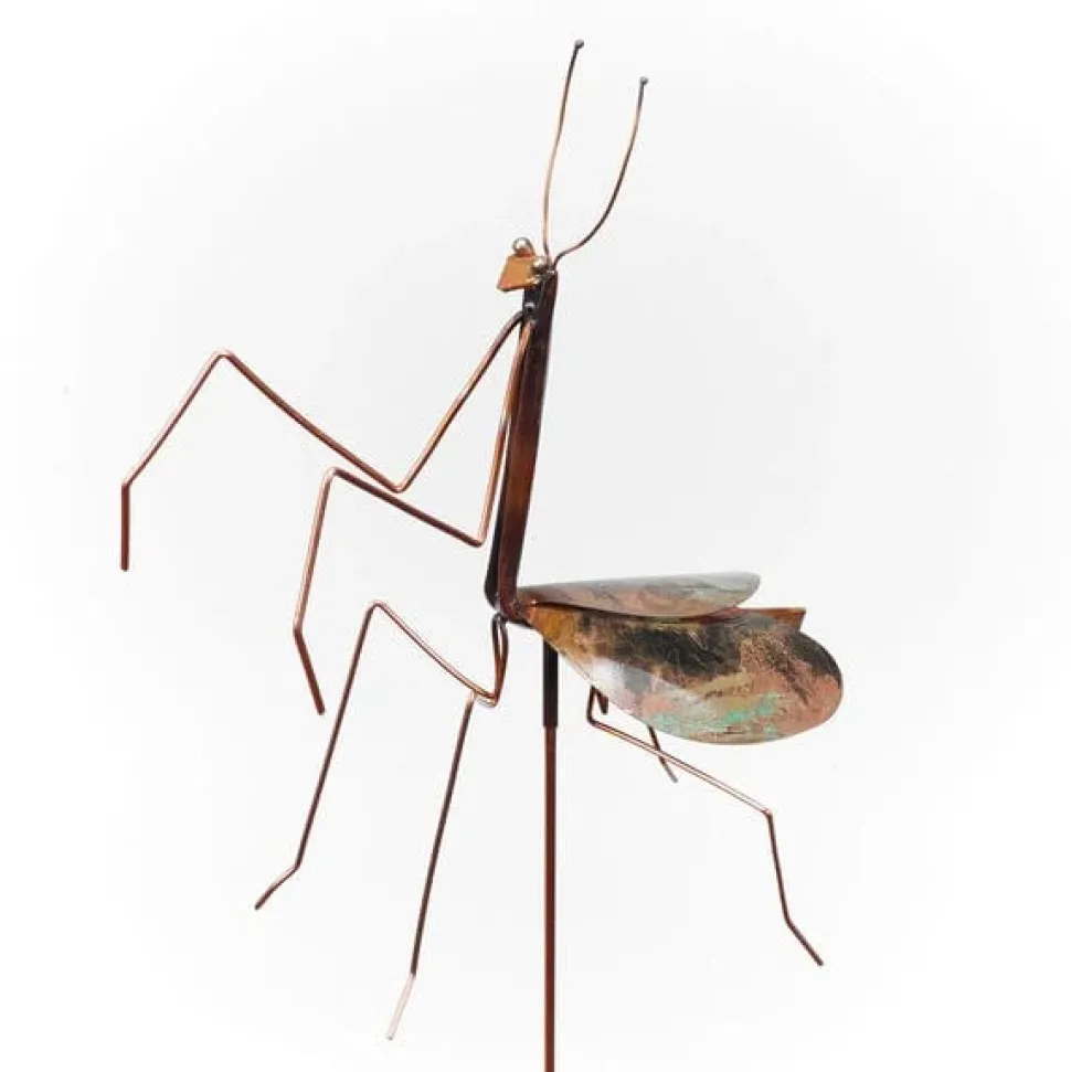 Large Praying Mantis Garden Stake Handmade in the USA
