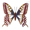 Large Swallowtail Butterfly Metal Rustic Indoor or Outdoor Wall Decor