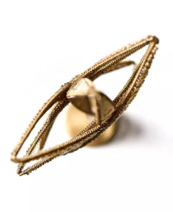 Laura Johnson Beaded Star Tree Topper Metal Beads Christmas tree Decor