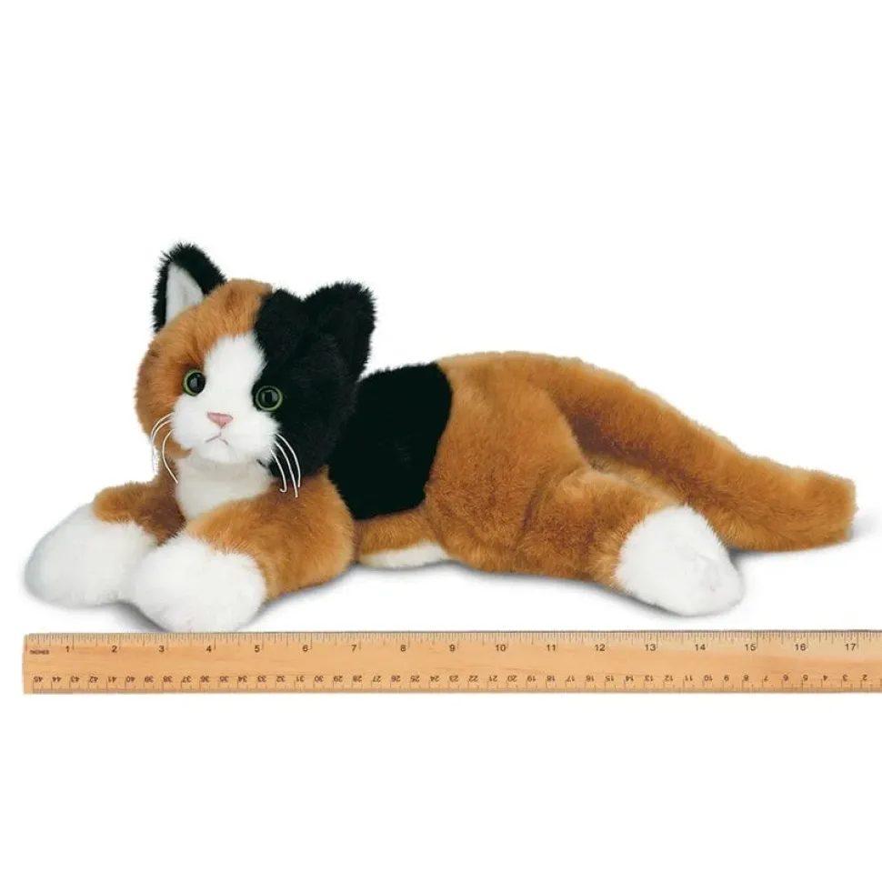 Lifelike Calico Cats Large or Small Size Plush