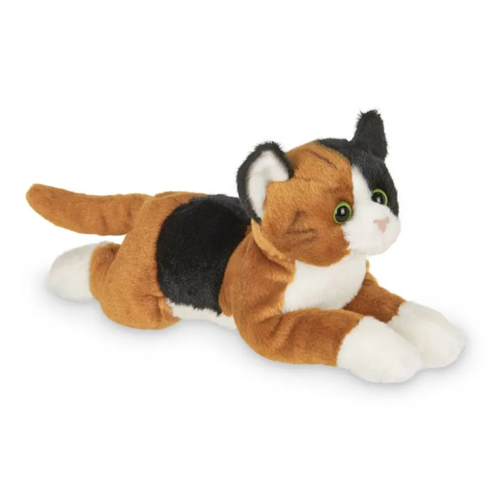 Lifelike Calico Cats Large or Small Size Plush