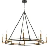 8-Light Chandelier & Satbrass