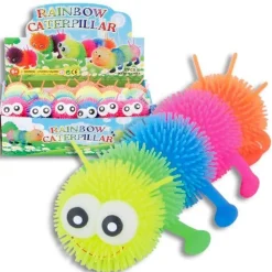 Light Up Squishy Rainbow Caterpillars