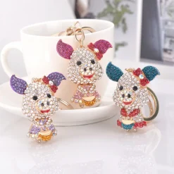 Little Miss Piggy Keychains with BLING*