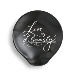 Live Deliciously Appetizer Bowl with Spoon or Spoon Rest