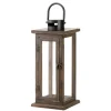 Lodge Wooden Candle Lantern