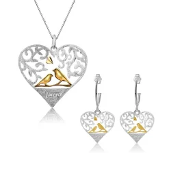 Love Birds "Forever" Sterling Silver Jewelry