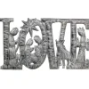 LOVE Metal Art with Nativity Scene (9" x 14") - Croix des Bouquets (H)