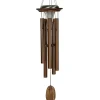Lrg Bronze Solar Windchimes-Glow in the Dark while Making Beautiful Music in the Evenings*
