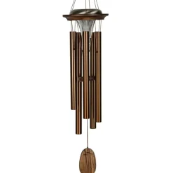 Lrg Bronze Solar Windchimes-Glow in the Dark while Making Beautiful Music in the Evenings*