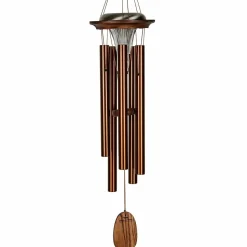 Lrg Bronze Solar Windchimes-Glow in the Dark while Making Beautiful Music in the Evenings*