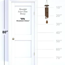 Lrg Bronze Solar Windchimes-Glow in the Dark while Making Beautiful Music in the Evenings*