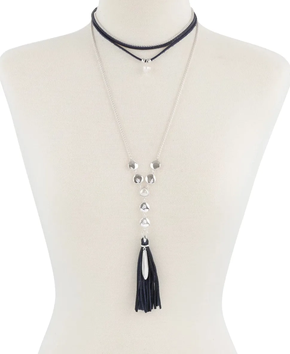 Lucky Brand Layered Lariat Necklace