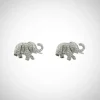 Lucky Elephant Sterling Silver Jewelry Set by Jimmy Crystal Swarovski Crystal Embellished
