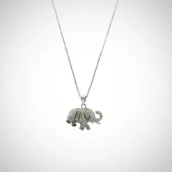 Lucky Elephant Sterling Silver Jewelry Set by Jimmy Crystal Swarovski Crystal Embellished