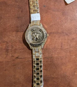 Luxury Ladies Jaguar Watch, Rhinestones EVERYWHERE! Luxury Ladies Watch