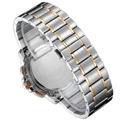 Luxury Men's Chronograph Watch-Stainless Steel, 10ATM Waterproof