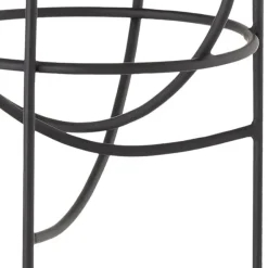 Matte Black 6 Taper Candle Holder