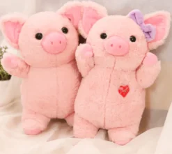 Medium Sized Plush Pink Piggies Boy and Girl Sweet Piggies*