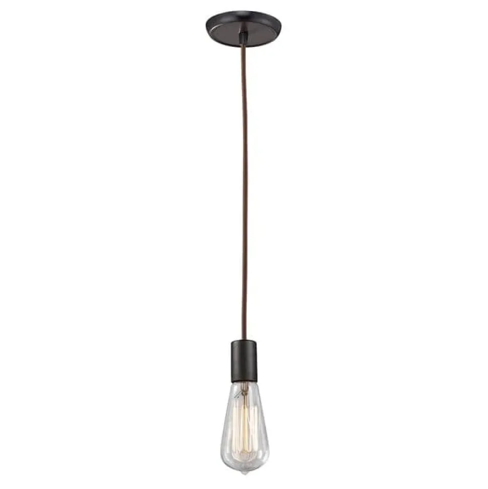 Menlow Park 1-Lght Pndnt Oiled Bz