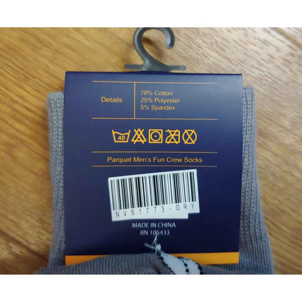 Men's Crew Socks-Pigs, Police, Camo, Dogs, CUTE!