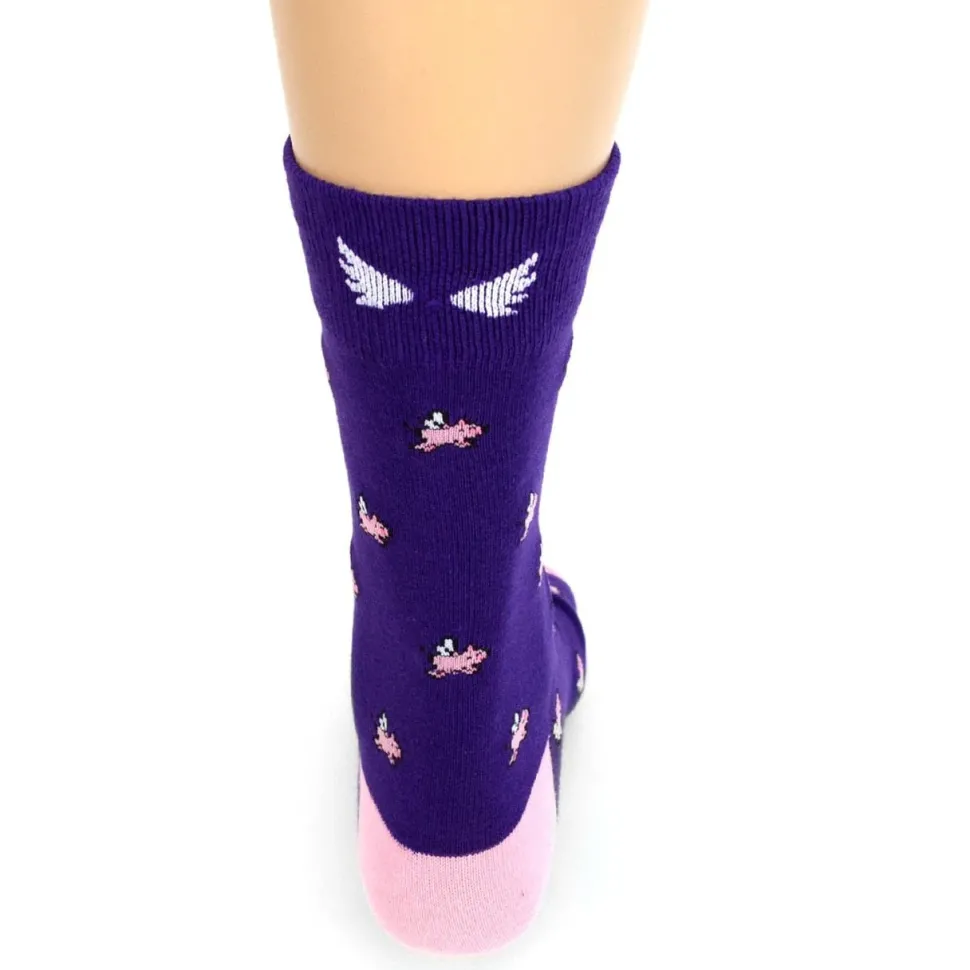 Men's Crew Socks-Pigs, Police, Camo, Dogs, CUTE!