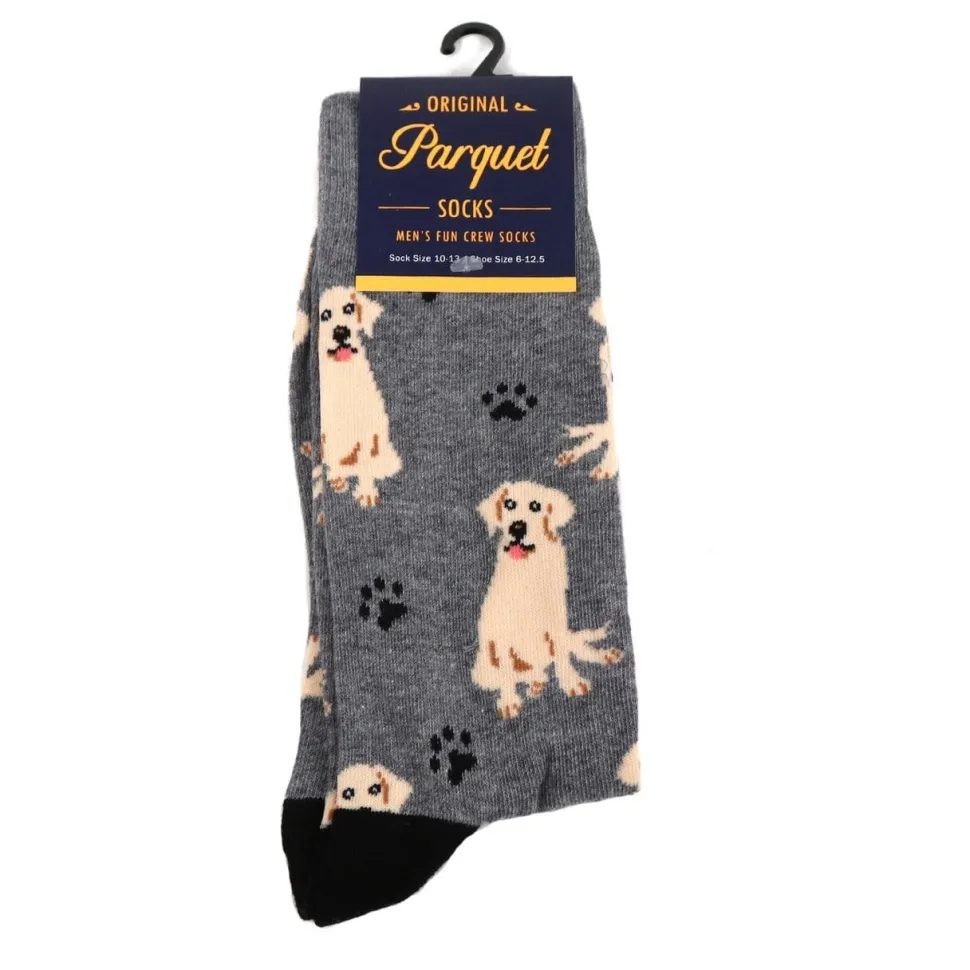 Men's Crew Socks-Pigs, Police, Camo, Dogs, CUTE!