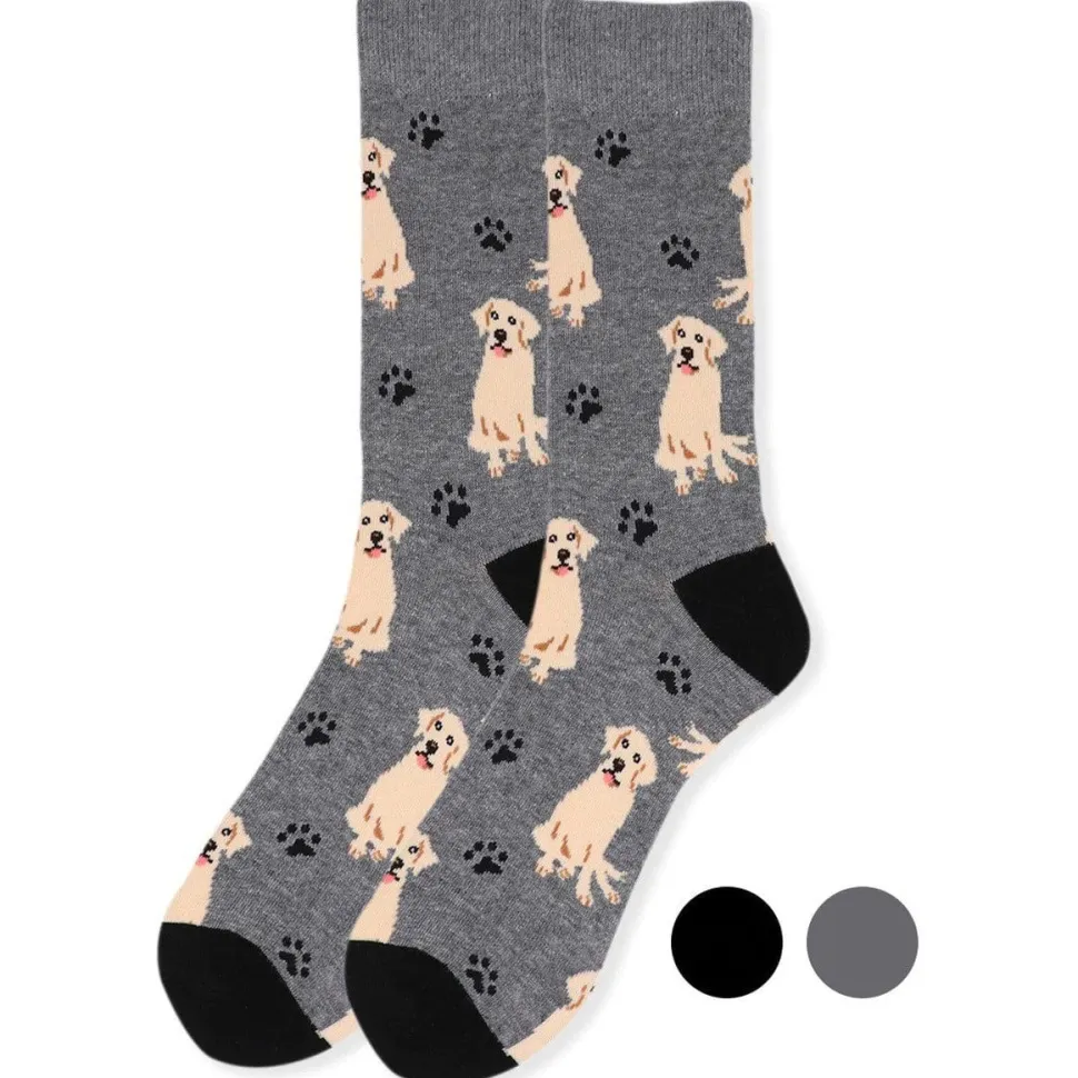 Men's Crew Socks-Pigs, Police, Camo, Dogs, CUTE!