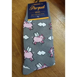 Men's Crew Socks-Pigs, Police, Camo, Dogs, CUTE!