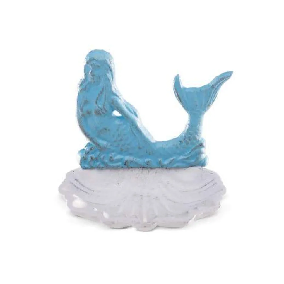 Mermaid Soap Dish distressed iron, Shabby Country Chic Cuteness