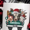 Merry Christmas from The FARM! Cute Farm Animal Holiday 15oz Mug *