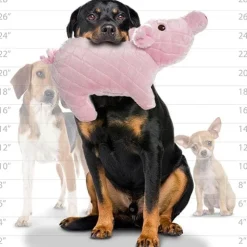 Mighty Safari Plush Pig Durable Dog Toys *