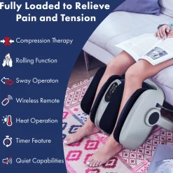 Miko Foot and Leg Massager with Heat, Compression Massage