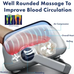 Miko Foot and Leg Massager with Heat, Compression Massage