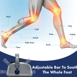 Miko Foot and Leg Massager with Heat, Compression Massage