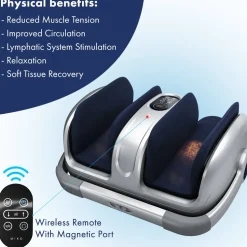 Miko Foot and Leg Massager with Heat, Compression Massage