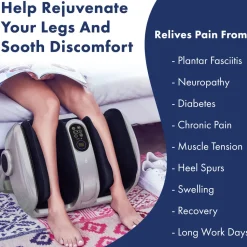 Miko Foot and Leg Massager with Heat, Compression Massage