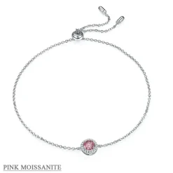 Moissanite Halo Jewelry 1ct Center Stone, 925 Sterling Silver Colors Available!