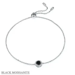 Moissanite Halo Jewelry 1ct Center Stone, 925 Sterling Silver Colors Available!