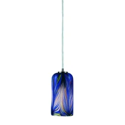 Molten 1-Lght Pndnt W/Molten Ocean Glss Led