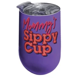 Mommy's Sippy Cup Stainless Steel Wine Tumbler*