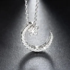 Moon & Star Necklace