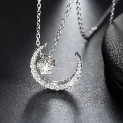 Moon & Star Necklace