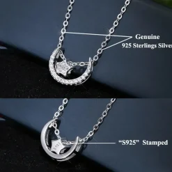 Moon & Star Necklace