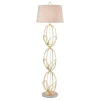 Morely 63" Tall 3-Way 1-Light Gold Metal Floor Lamp