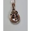 Morganite and Diamond Pendant Necklace in 18K Rose Gold, 2.08ctw