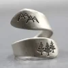 Mountain Spoon-Type Wrap Around Rings and Mountain Necklaces