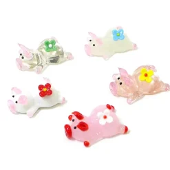 Murano Blown Glass Piggy Assortment Medium