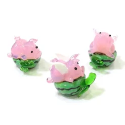 Murano Blown Glass Piggy Assortment Medium