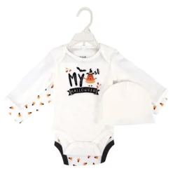 My First Halloween 3 piece Long sleeve Bodysuit/Hat